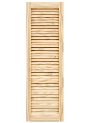 CABINET 21 mm LOUVER Full Louver “Imperial” Clear Square Sticking 5 mm Slats (28,5mm Pitch) 44 mm stiles Open